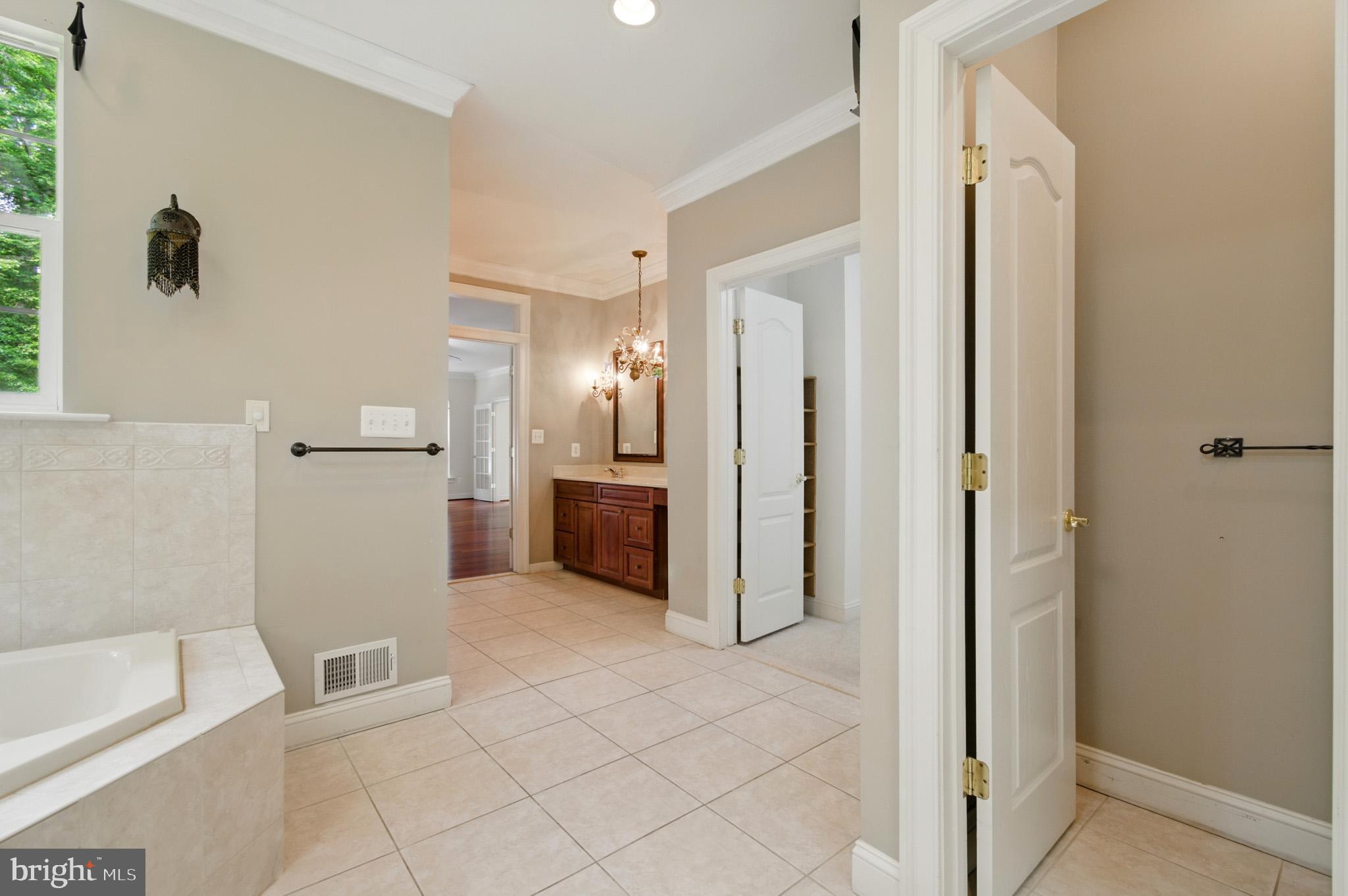 1002 Covington Way Annapolis, MD 21401 - Photo 23 of 78 a bathroom with a bathtub sink and mirror