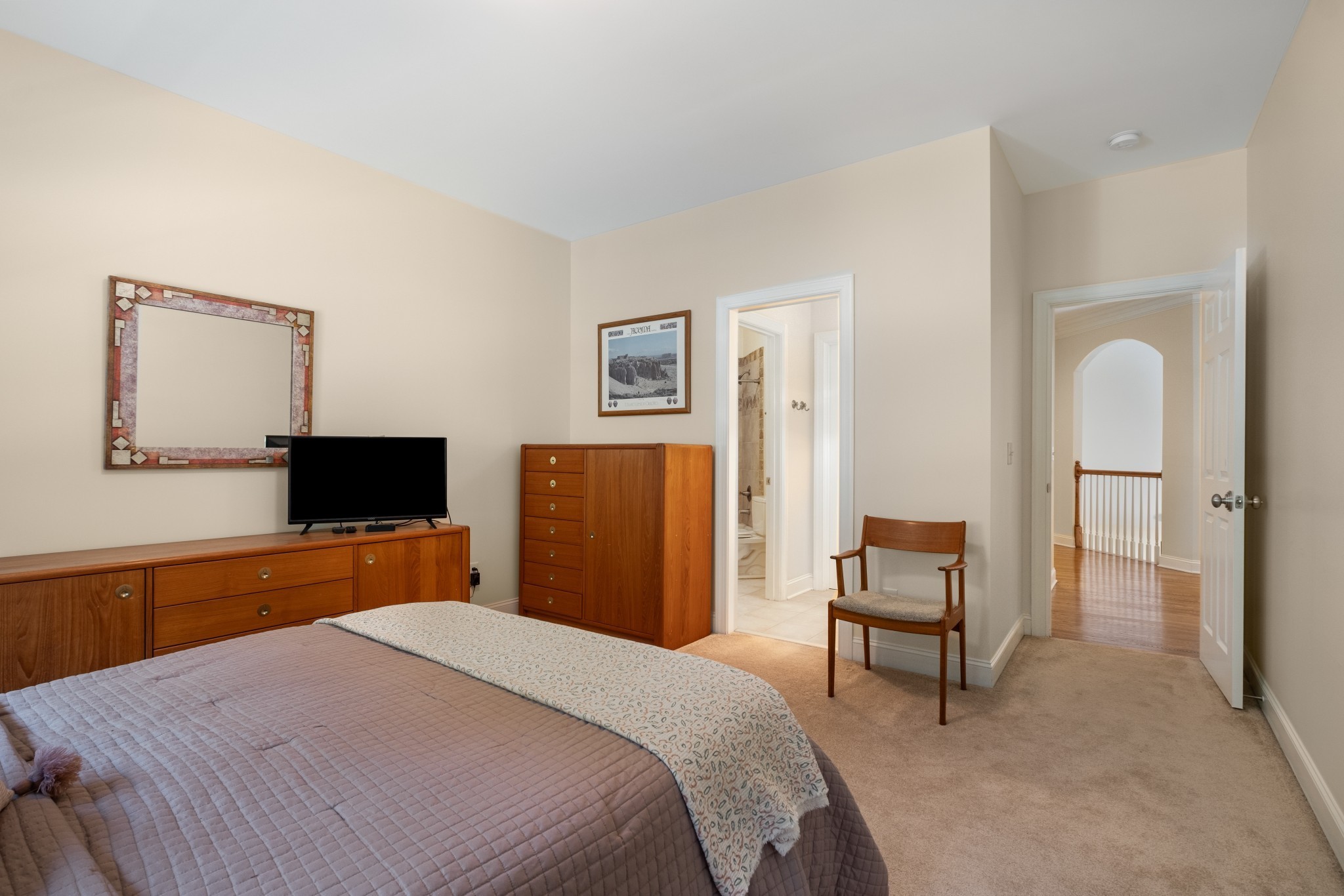 424 Sandcastle Road Franklin, TN 37069 - Photo 50 of 62 a bedroom with a bed and a television