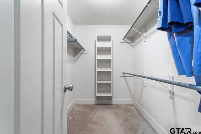 a view of walk in closet