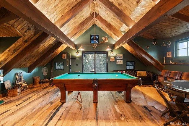 a outdoor space with swimming pool