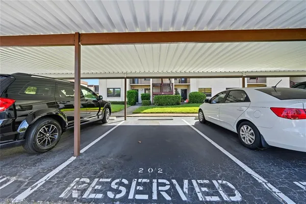 a car parked in front of a building