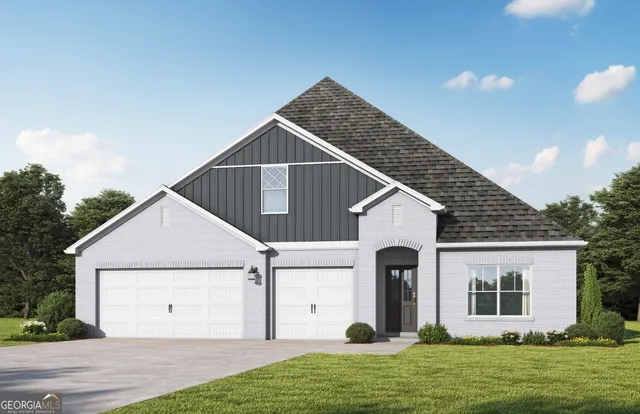 a view of a house with yard