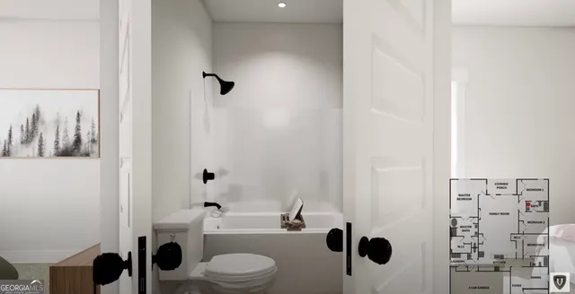 a bed room with a bed and a book shelf