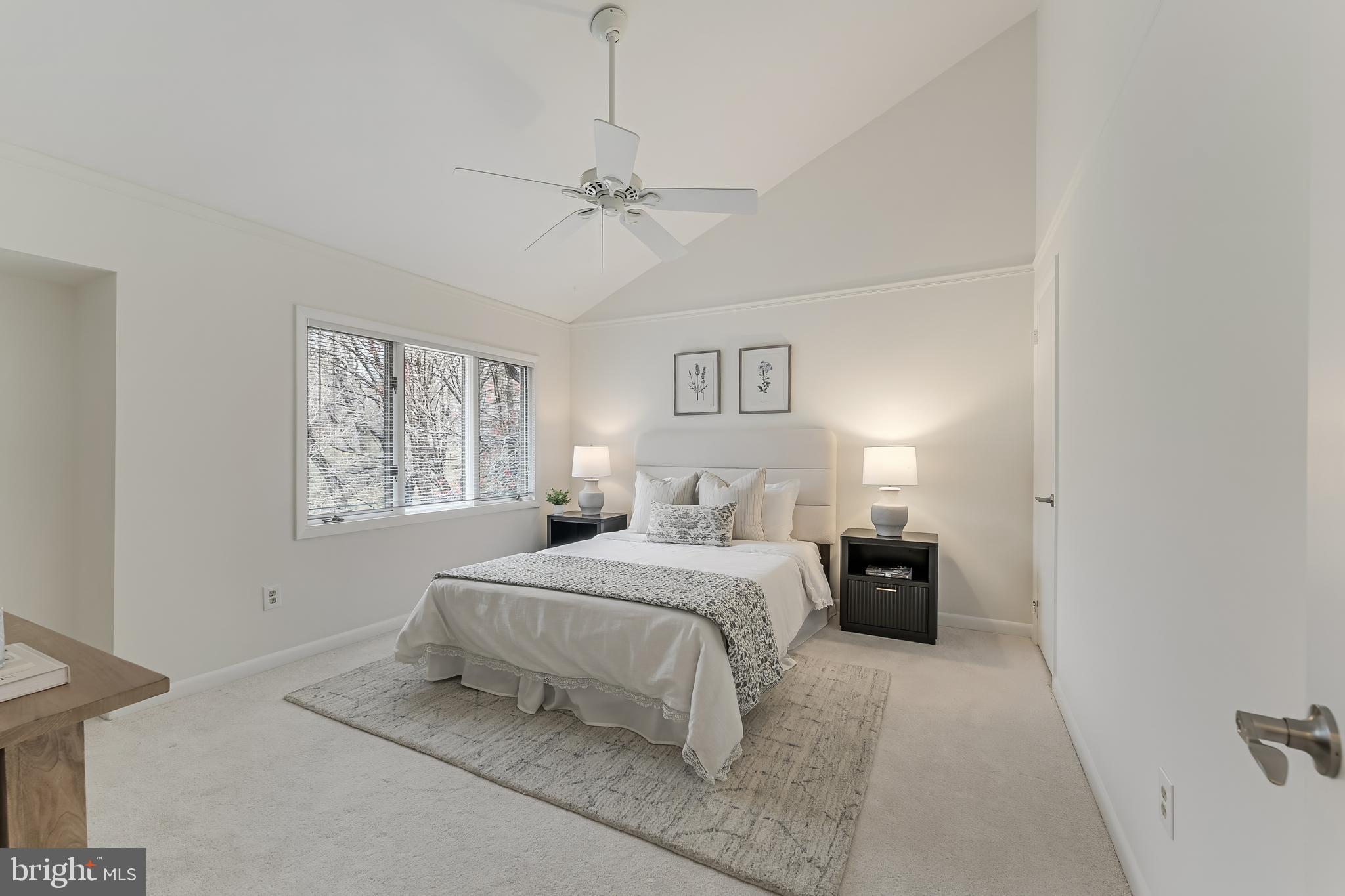 2261 Cedar Cove Court Reston, VA 20191 - Photo 44 of 102 a bedroom with a large bed and a window