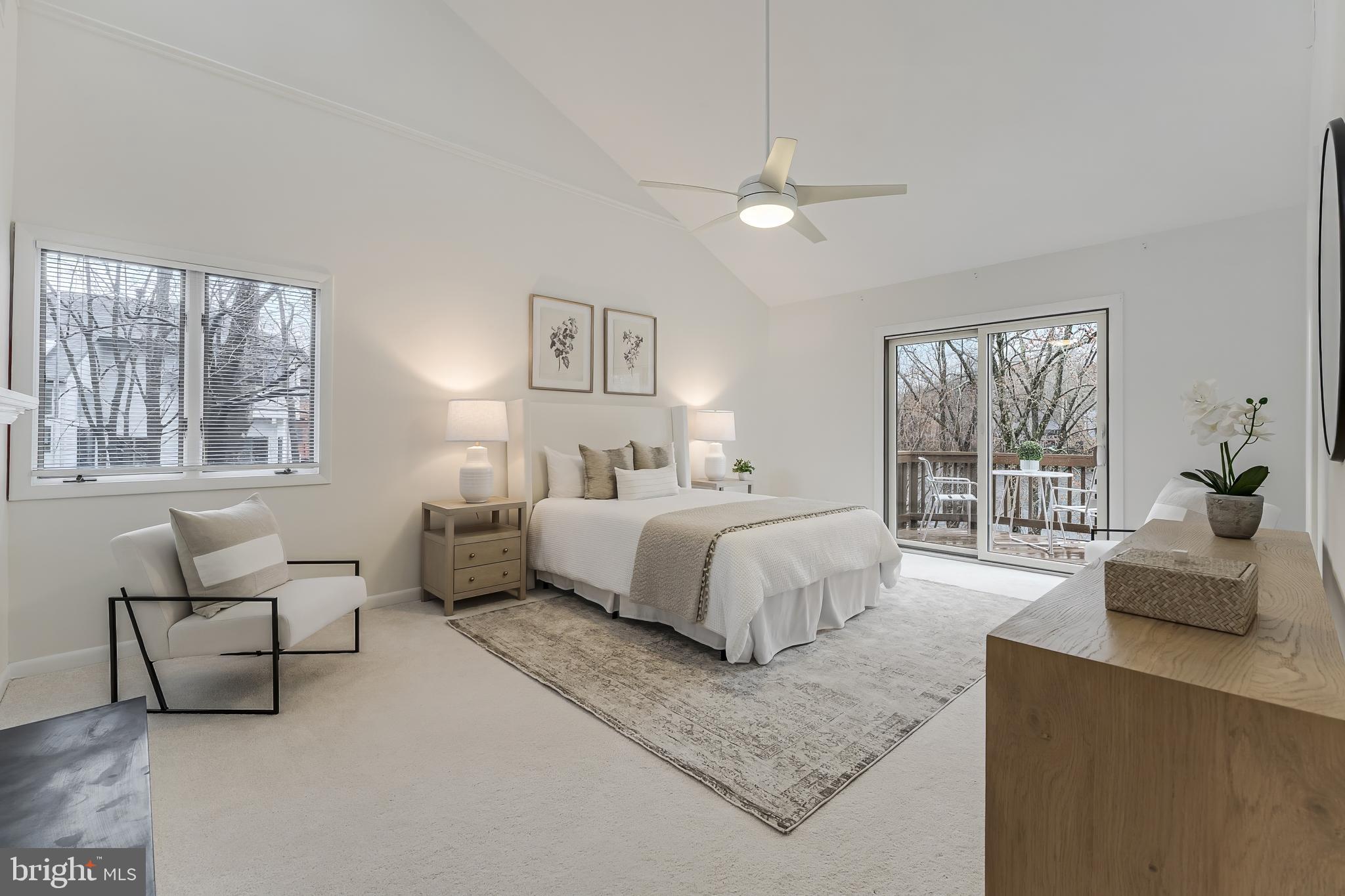 2261 Cedar Cove Court Reston, VA 20191 - Photo 48 of 102 a bedroom with a large bed and a couch