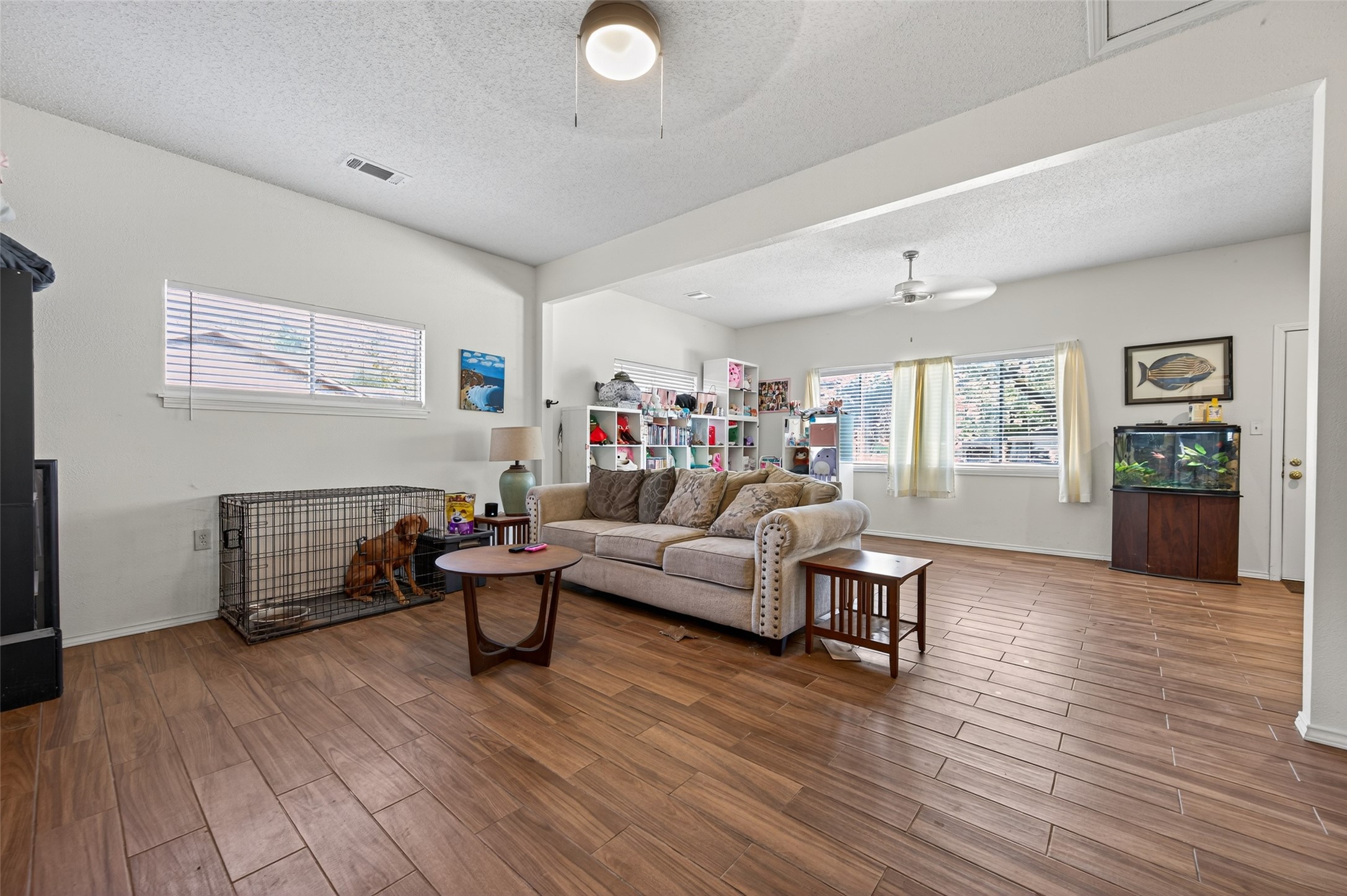 204 King Drive Columbus, TX 78934 - Photo 32 of 50 a living room with furniture and wooden floor