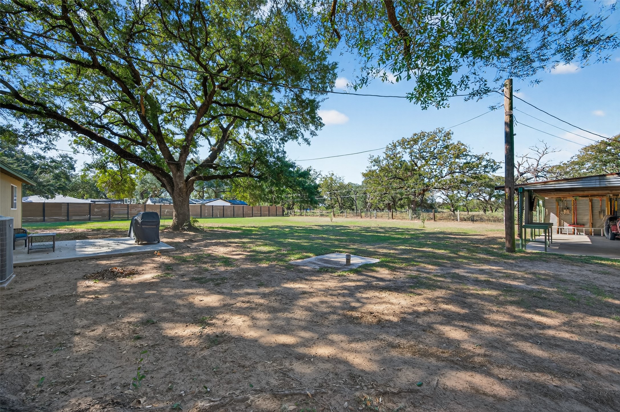 204 King Drive Columbus, TX 78934 - Photo 39 of 50 a view of backyard with green space