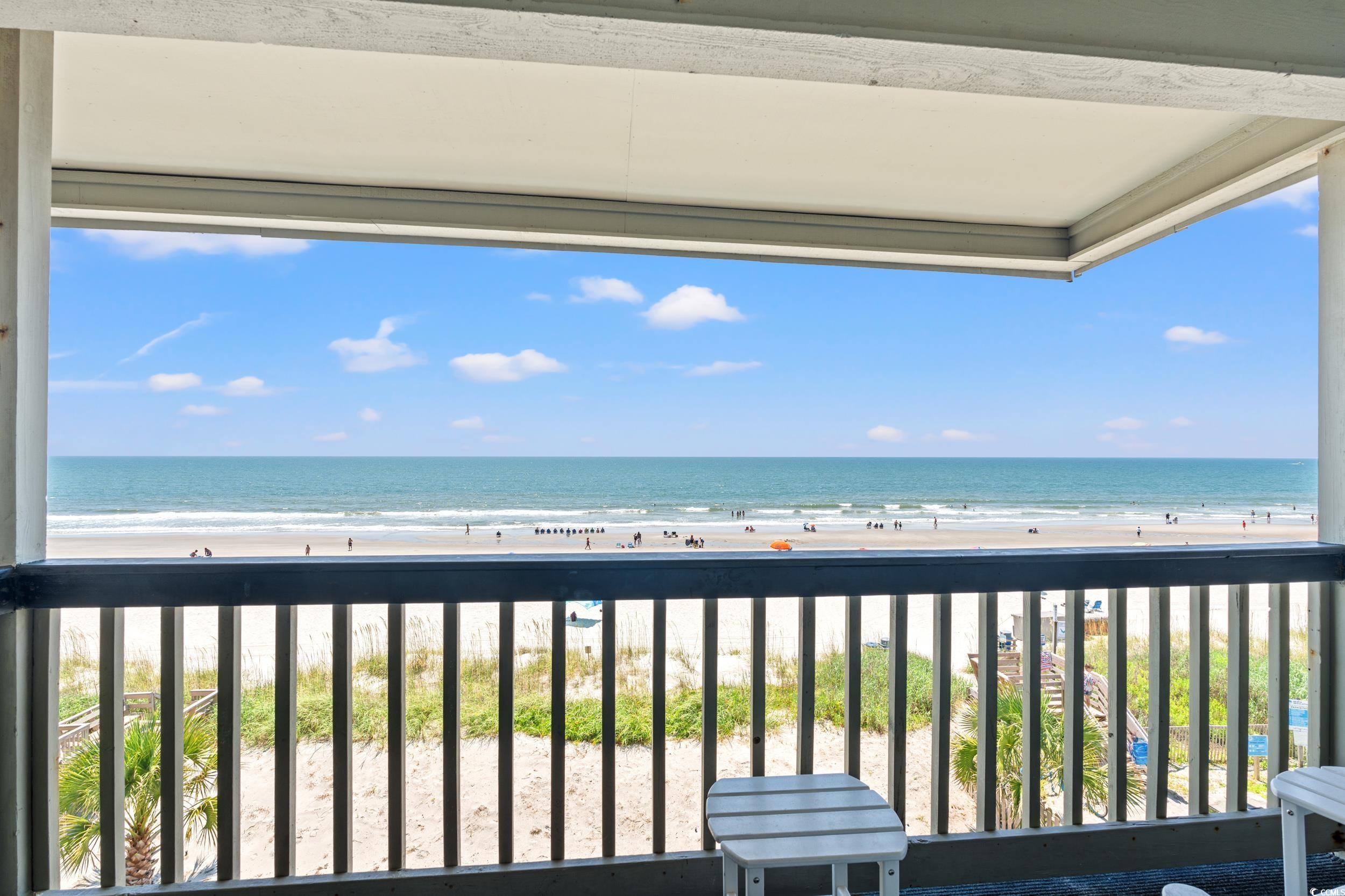 917 Ocean Boulevard South, Unit 304 Surfside Beach, SC 29575 - Photo 9 of 38 Water view featuring nearby beach