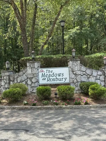 a view of a street with benches and trees
