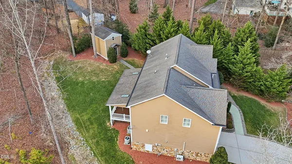 front view of a houses with a yard