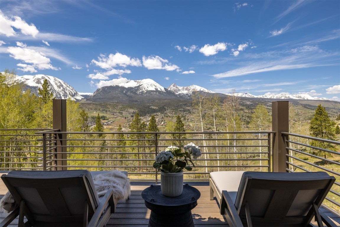 194 Angler Mountain Ranch Road Silverthorne, CO 80498 - Photo 21 of 50 a view of a chairs and table in the balcony
