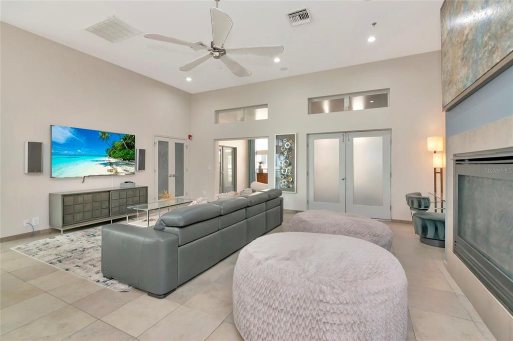 1345 2nd Street Sarasota, FL 34236 - Photo 62 of 98 a living room with furniture and a flat screen tv