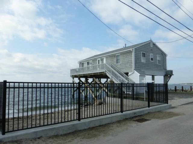 a view of a roof deck