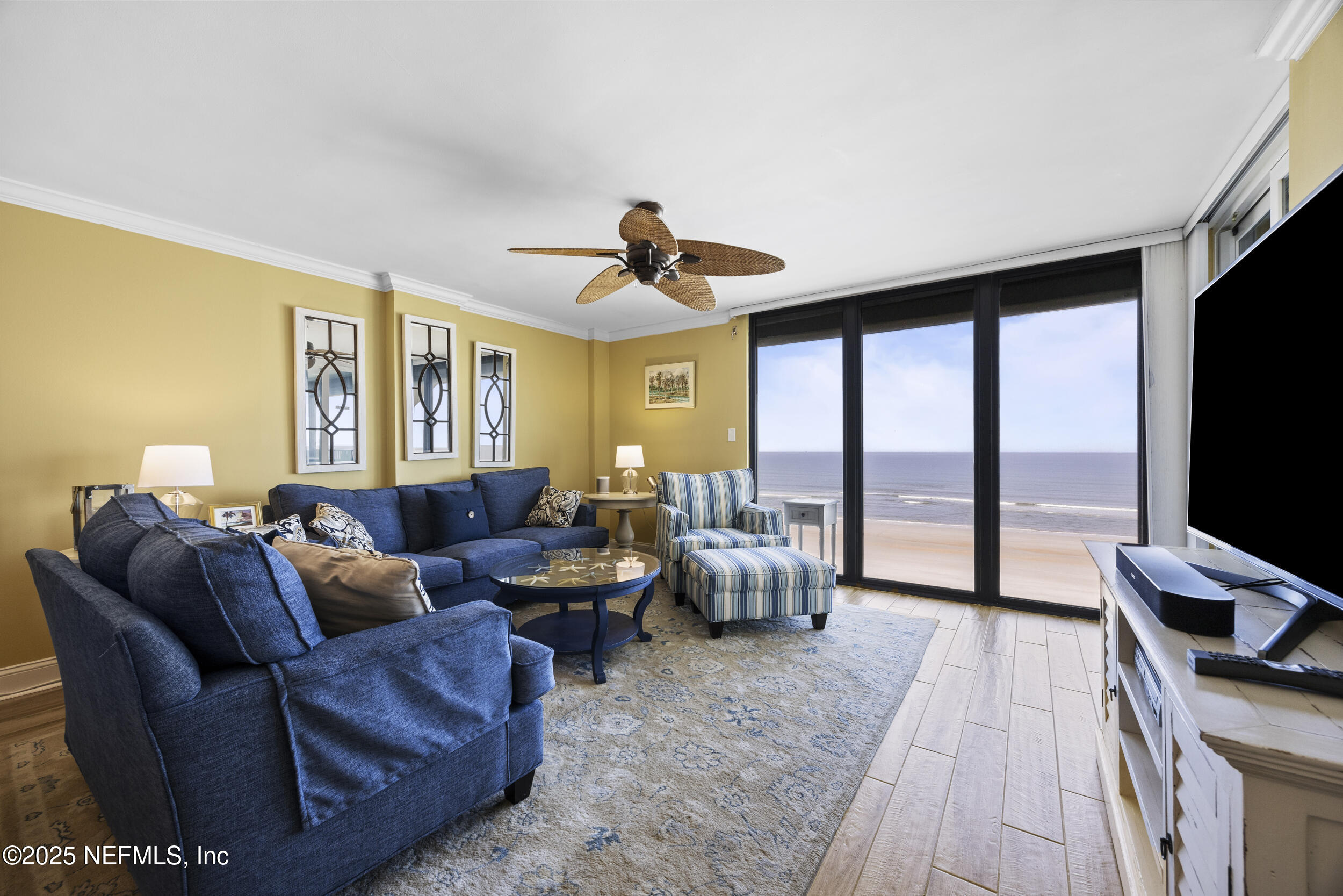 8000 Florida A1A, Unit 506 St. Augustine, FL 32080 - Photo 11 of 59 Living Room to ocean