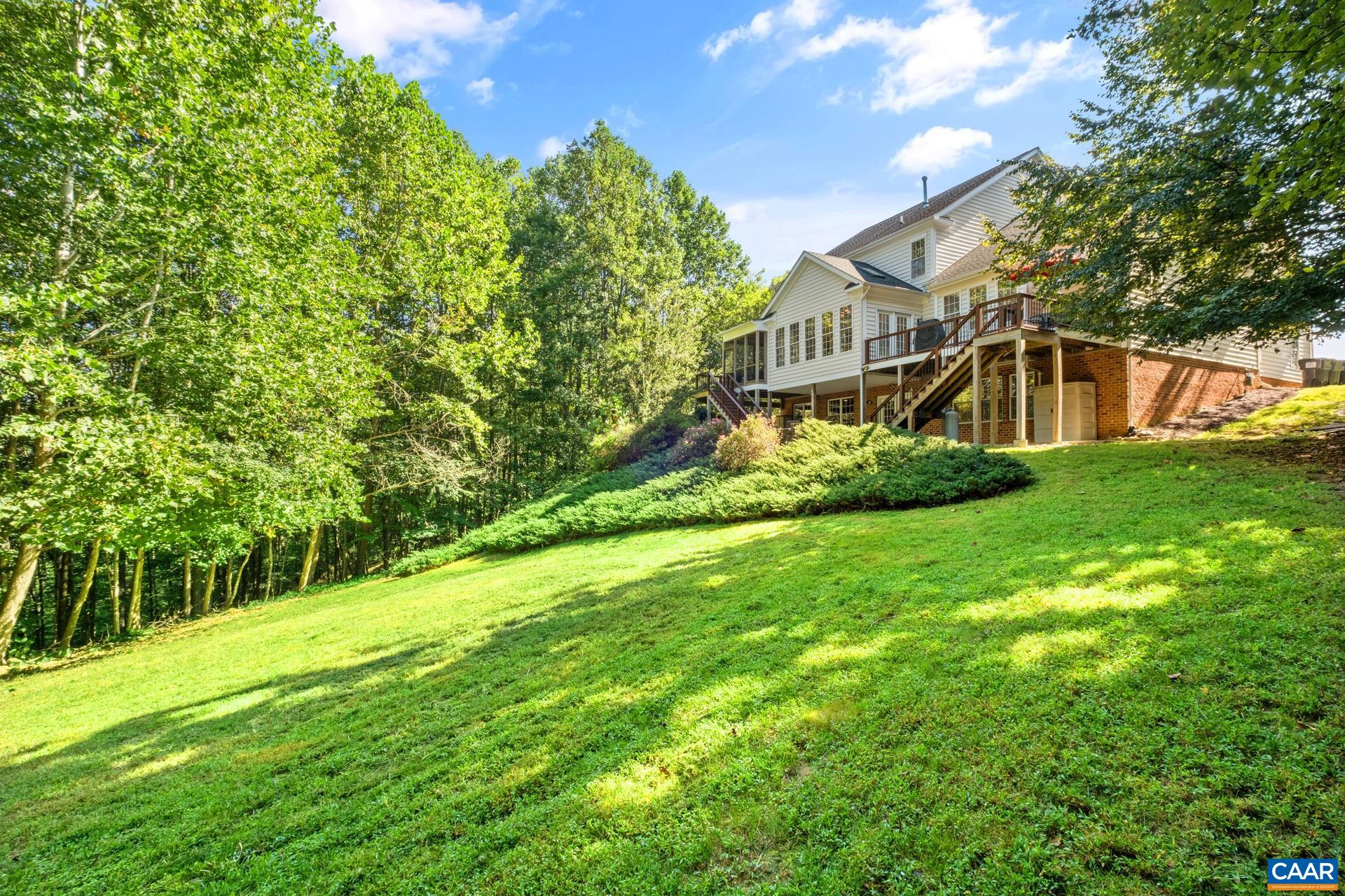 3070 Chimney Ridge Charlottesville, VA 22911 - Photo 47 of 50 Private backyard that backs up to the natural area and walking trails.
