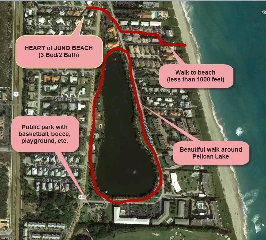 380 North Juno Lane Juno Beach, FL 33408 - Photo 21 of 22 a sign that is on a wooden wall