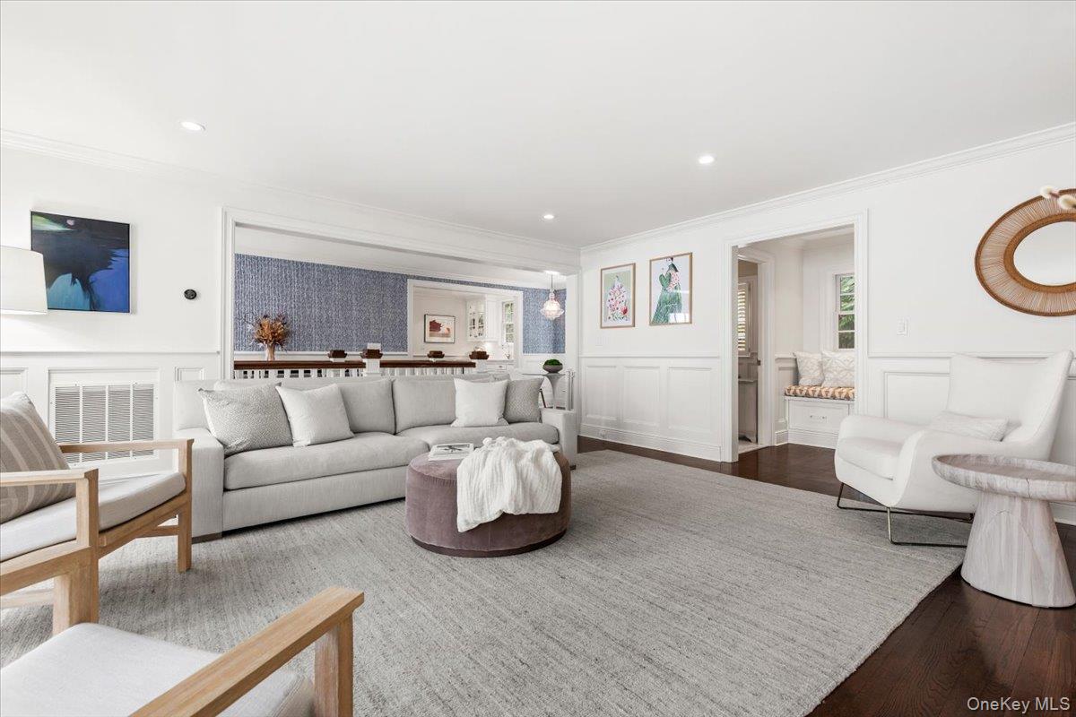 2 Cowles Avenue Rye, NY 10580 - Photo 18 of 35 a living room with furniture and a wooden floor