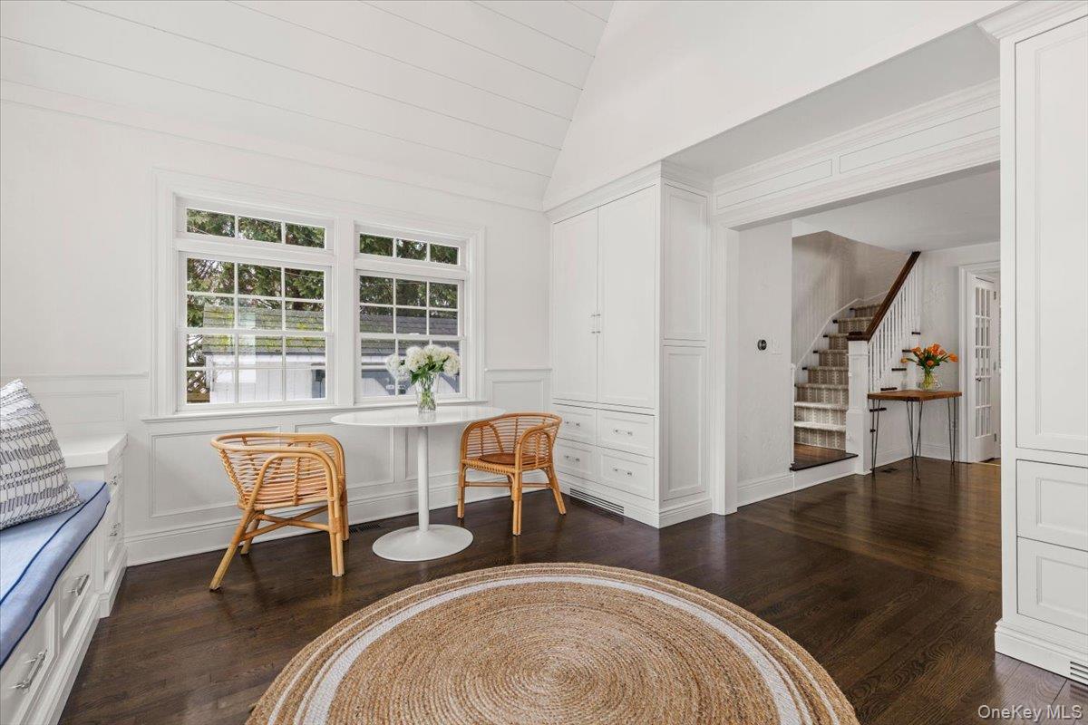 2 Cowles Avenue Rye, NY 10580 - Photo 4 of 35 a view of a dining room with furniture and wooden floor