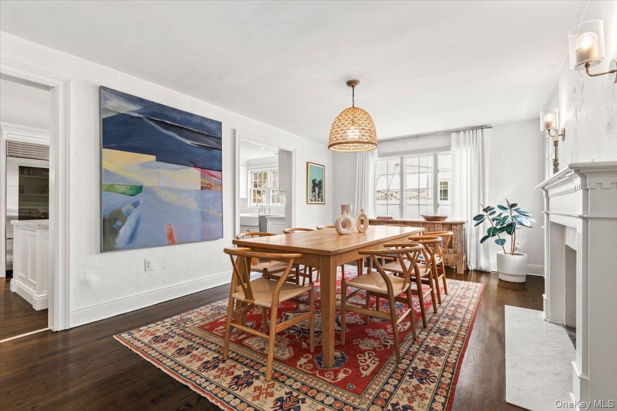 2 Cowles Avenue Rye, NY 10580 - Photo 7 of 35 a view of a dining room with furniture window and wooden floor