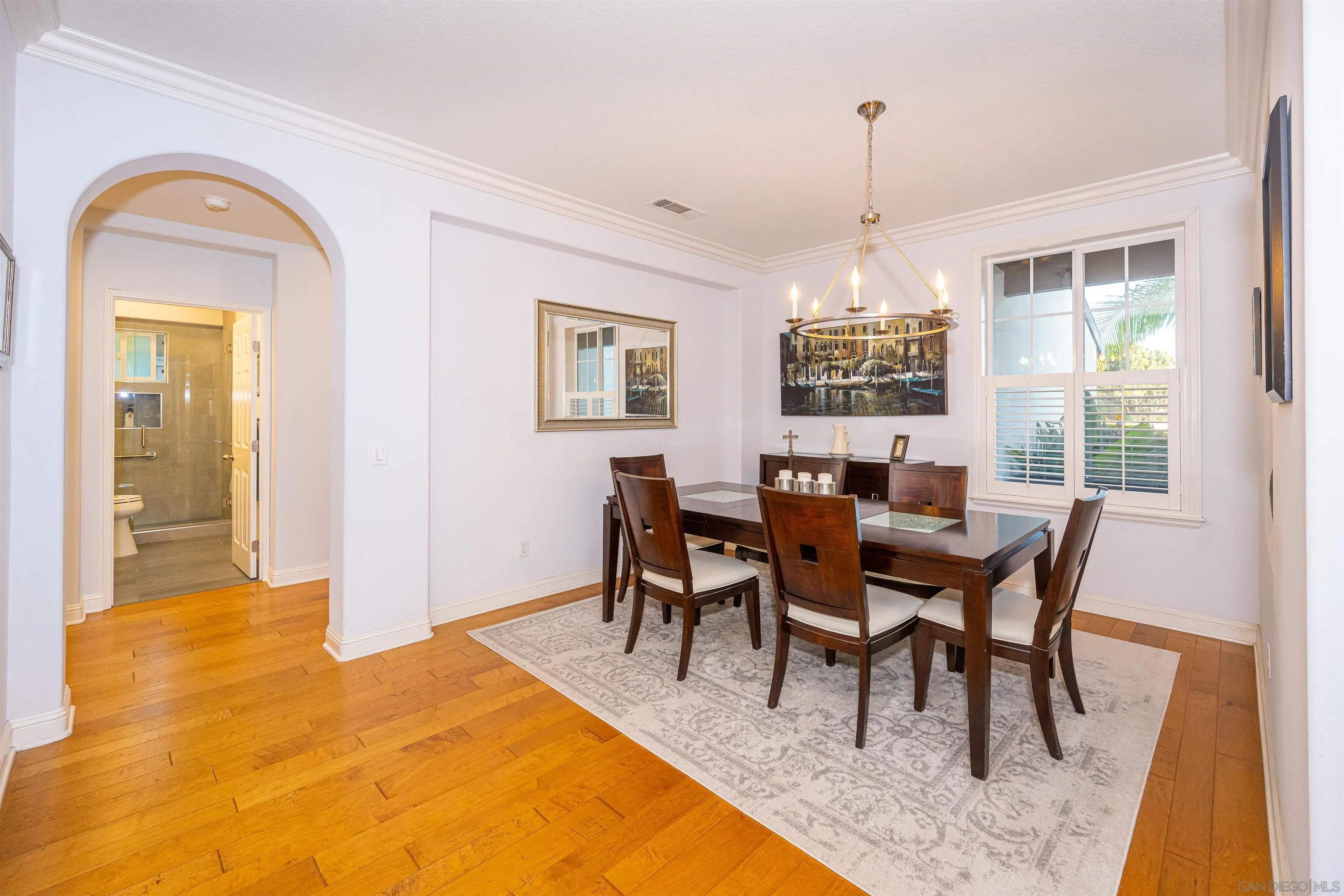 1540 Weatherly Road Carlsbad, CA 92011 - Photo 26 of 58 a view of a dining room with furniture and window