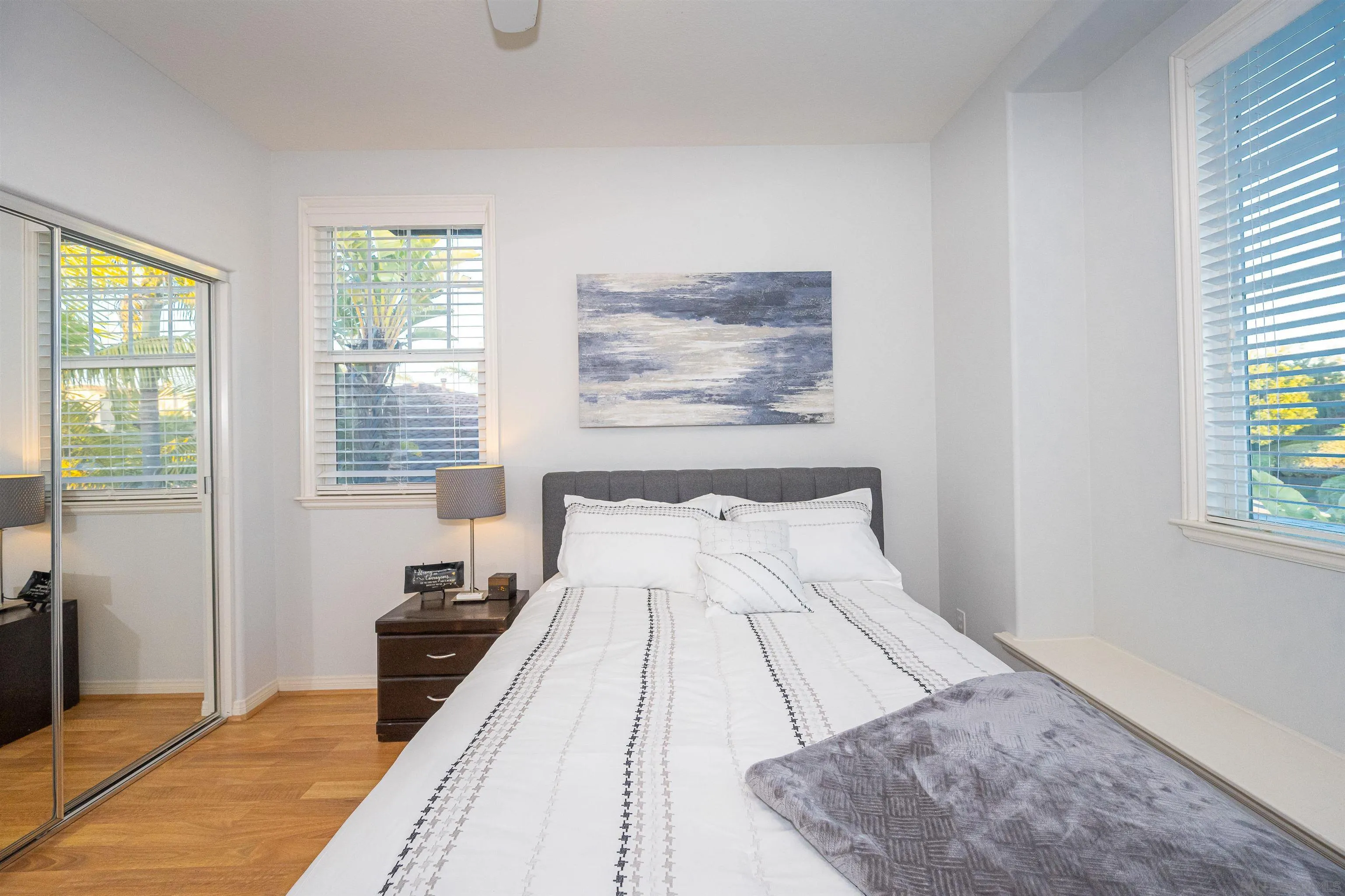 1540 Weatherly Road Carlsbad, CA 92011 - Photo 56 of 58 a bed sitting in a bedroom next to a window