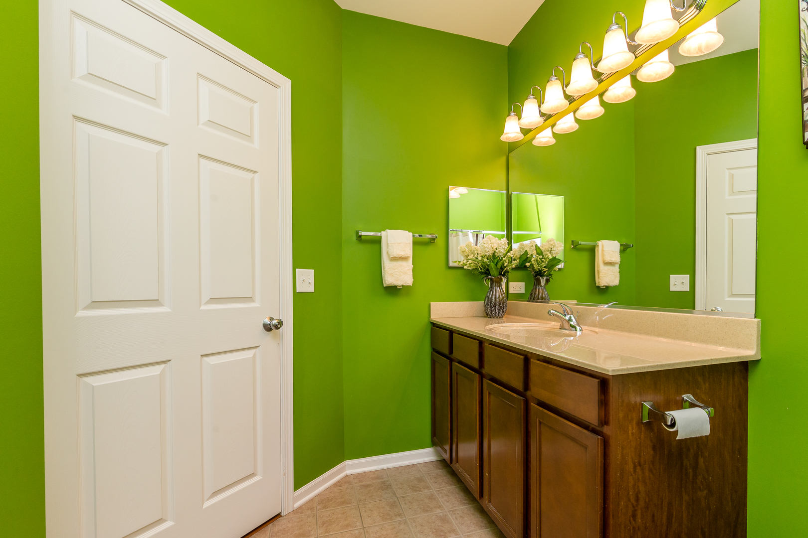 976 Oak Ridge Boulevard Elgin, IL 60120 - Photo 25 of 39 a bathroom with a sink and a mirror