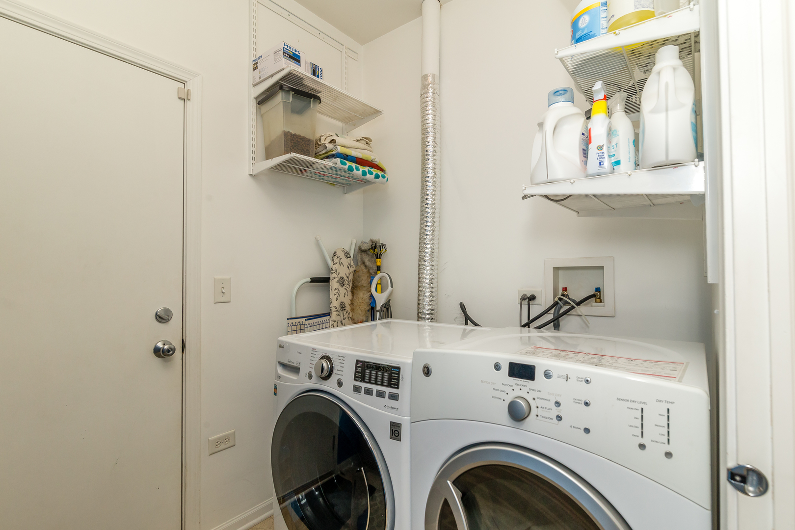 976 Oak Ridge Boulevard Elgin, IL 60120 - Photo 26 of 39 a view of storage and utility room with racks on the wall