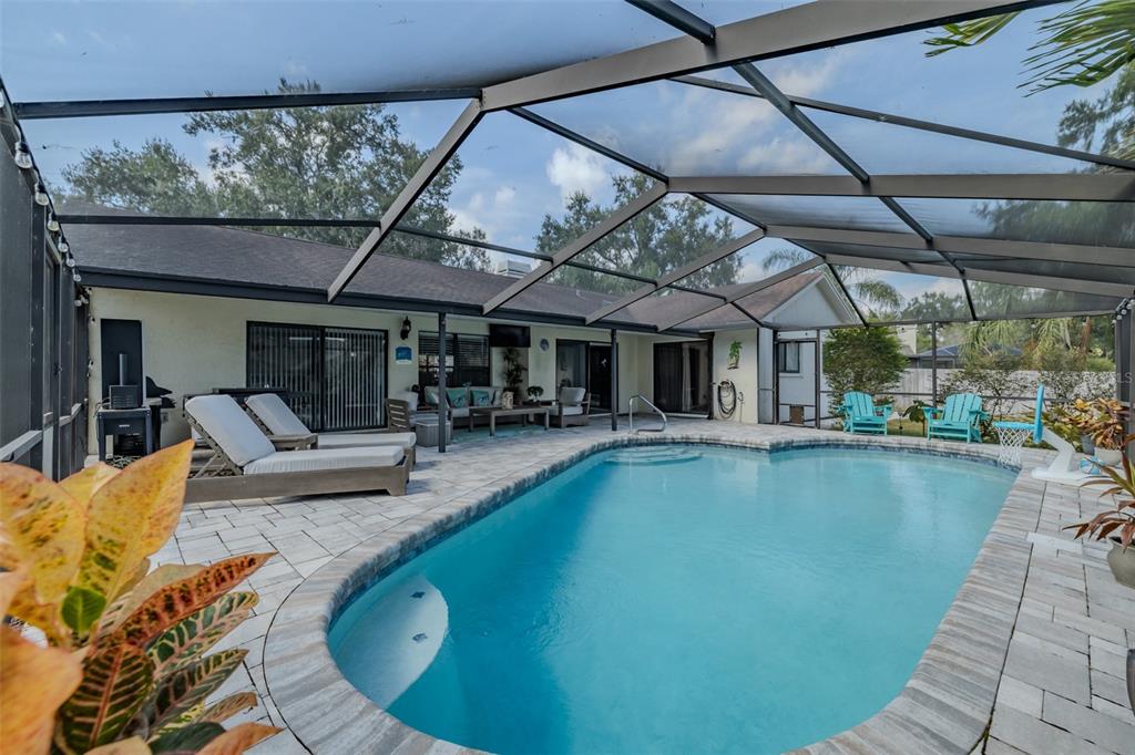 222 Halton Circle Seffner, FL 33584 - Photo 43 of 57 a view of a swimming pool with a patio