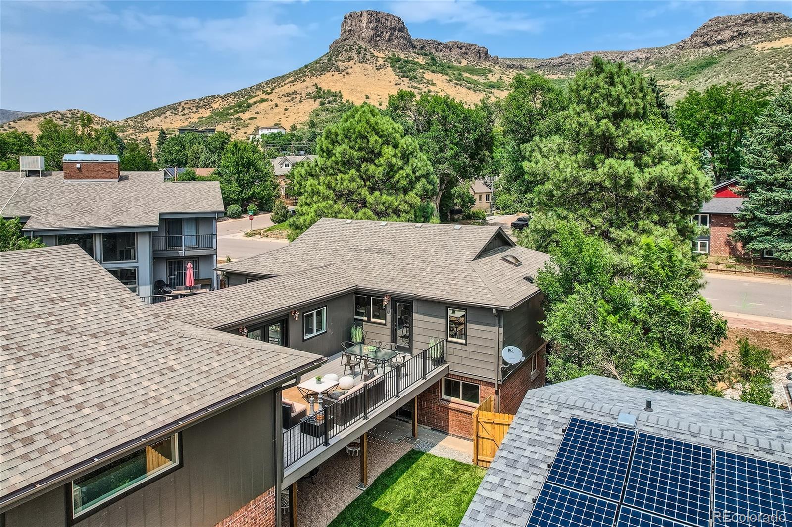 1908 East Street Golden, CO 80401 - Photo 14 of 50 an aerial view of a house