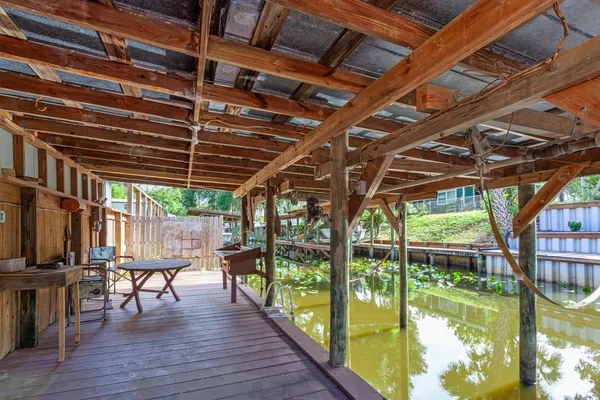 a view of a backyard of a house