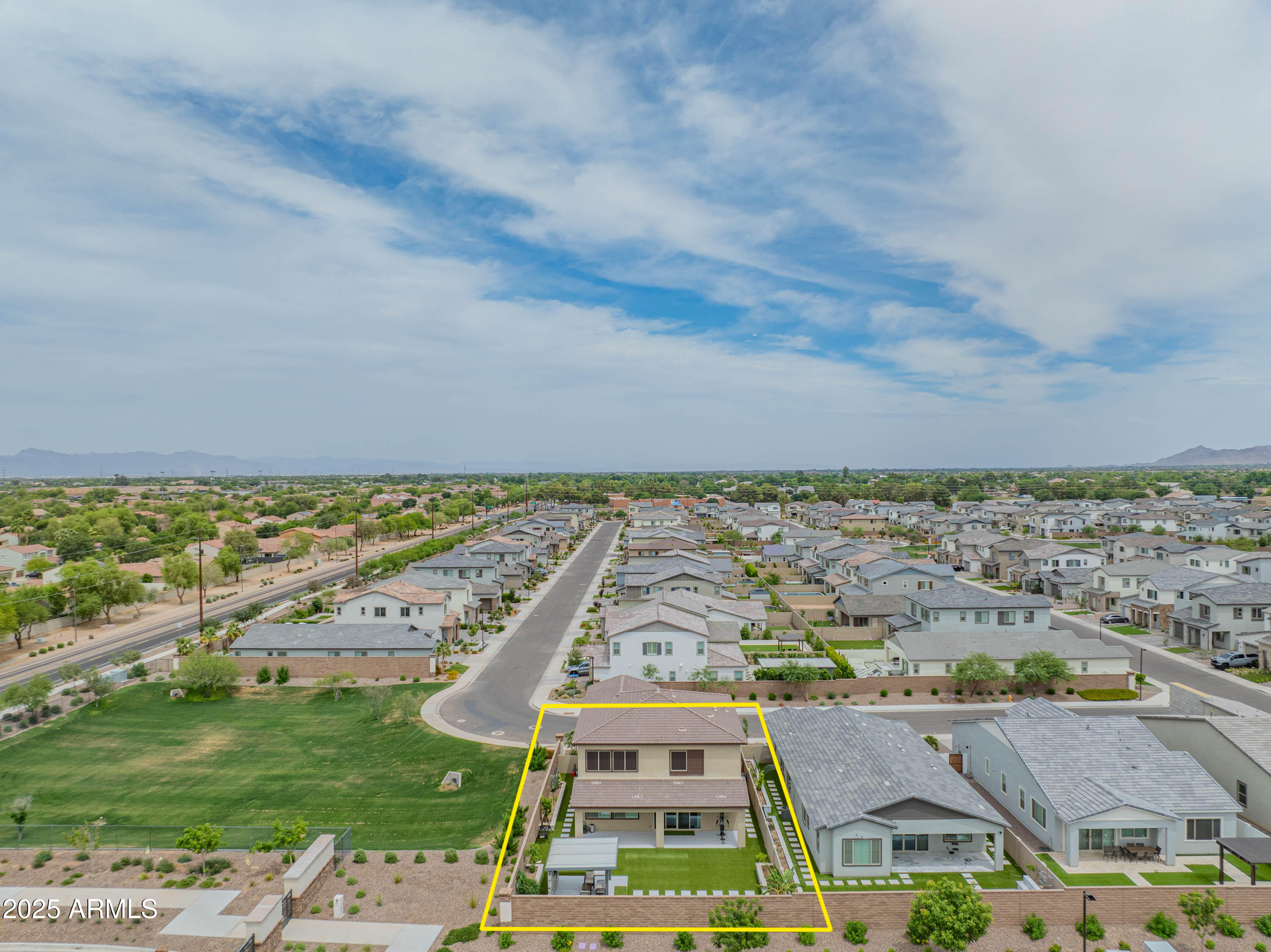 5232 South Cobblestone Street Gilbert, AZ 85298 - Photo 48 of 71 a view of a city with tall buildings