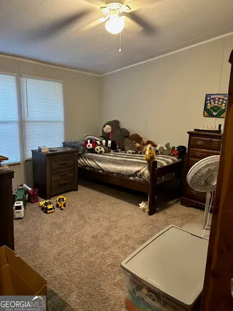 a room with furniture