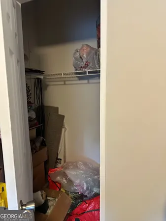 a room with storage and utility