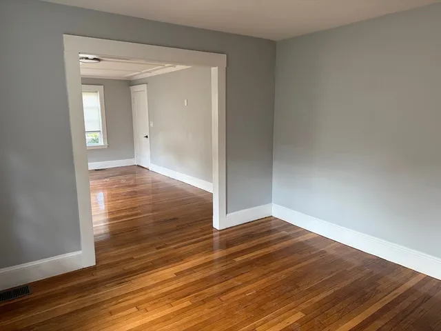 wooden floor in an empty room