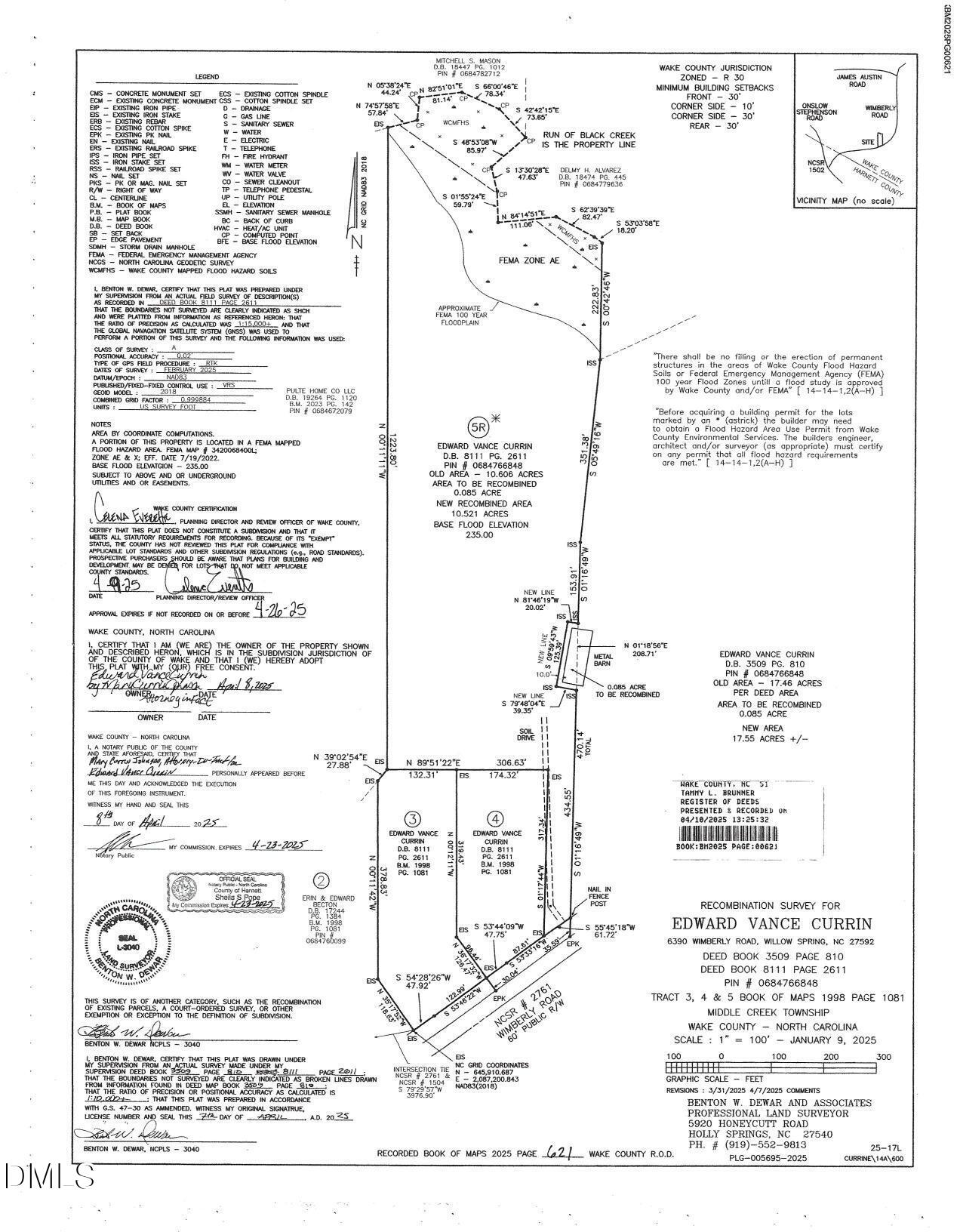 6400 Wimberly Road Willow Spring, NC 27592 - Photo 9 of 9 Survey Lots 3,4,5R