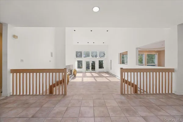 a view of a furniture and window in a room