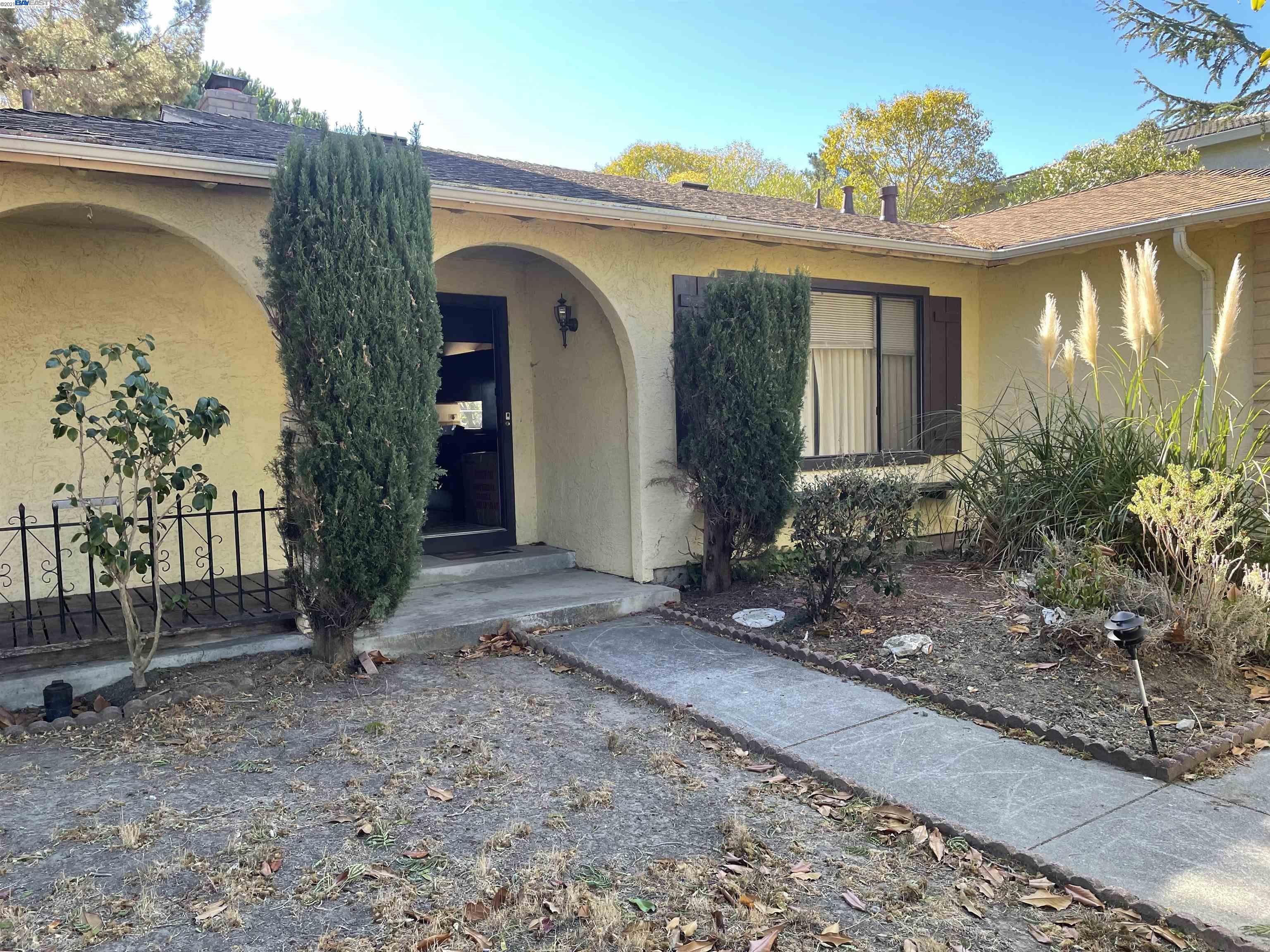 a view of a house with a porch