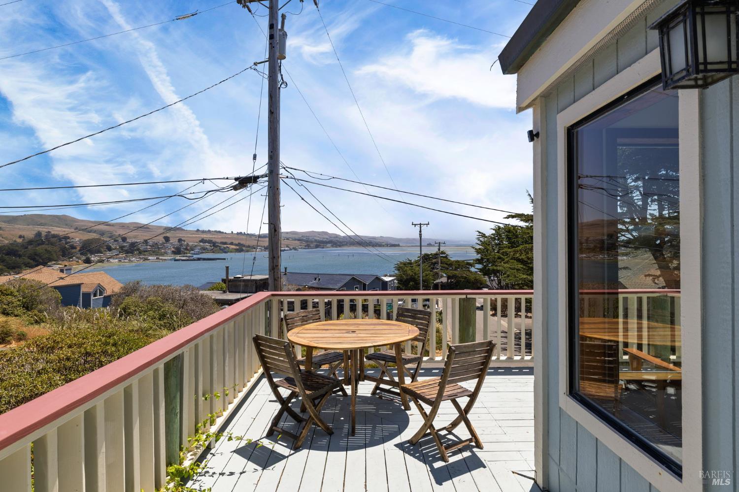 1846 Whaleship Road Bodega Bay, CA 94923 - Photo 12 of 69 a view of a balcony with table and chairs