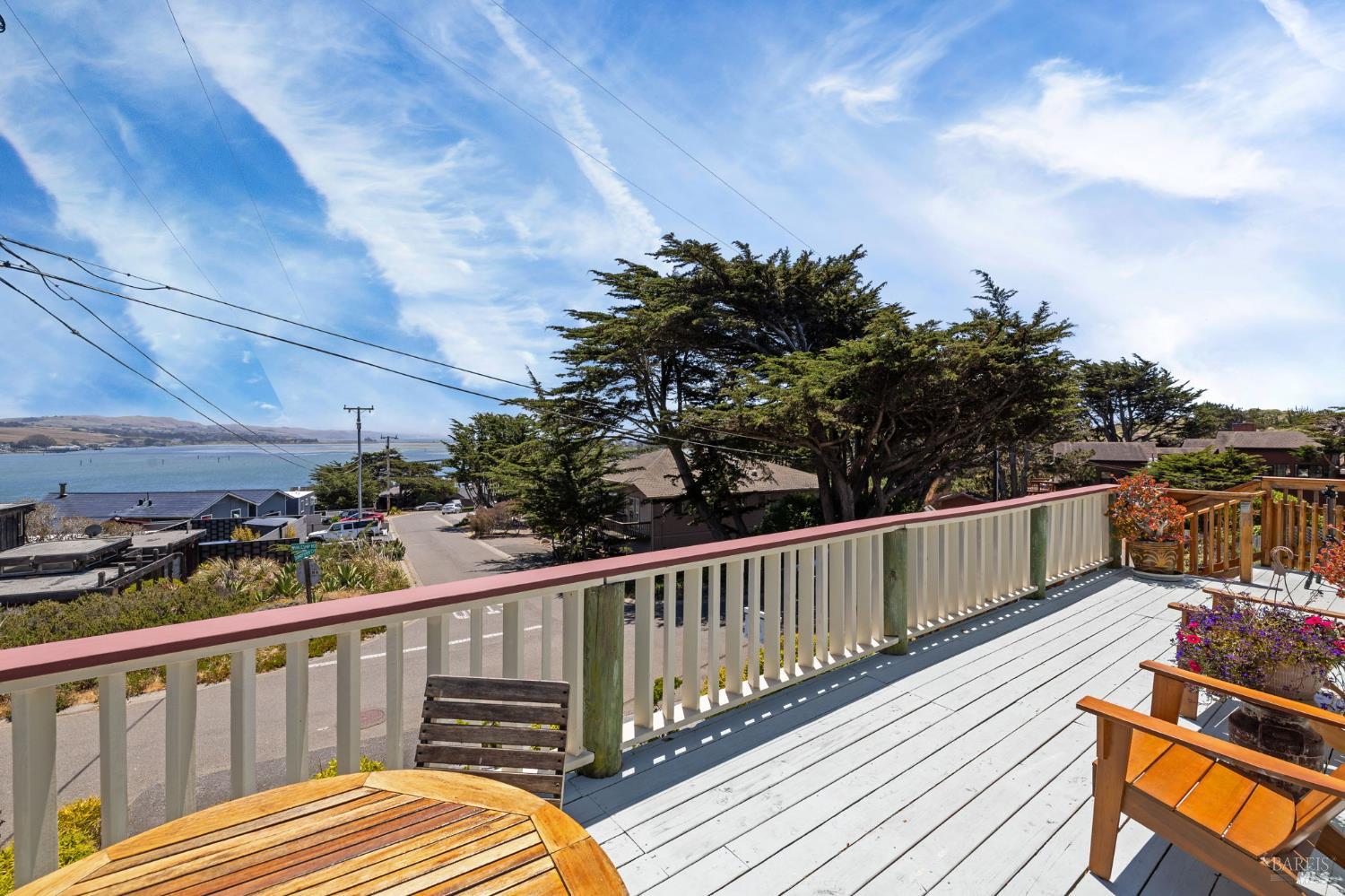 1846 Whaleship Road Bodega Bay, CA 94923 - Photo 16 of 69 a view of balcony with wooden floor and fence