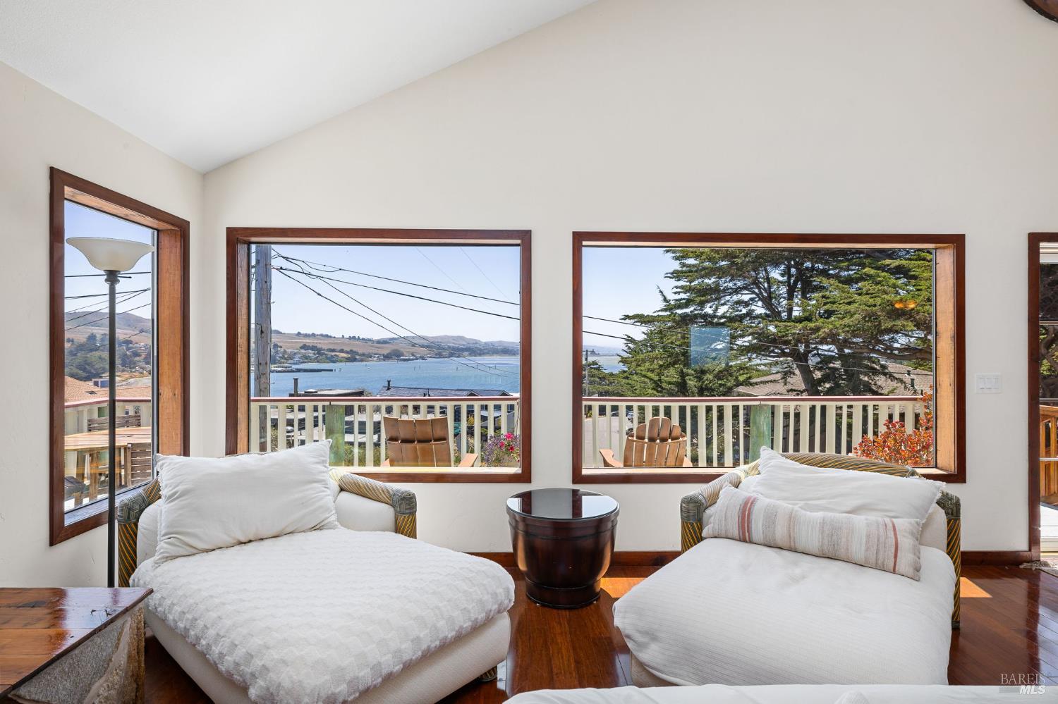 1846 Whaleship Road Bodega Bay, CA 94923 - Photo 28 of 69 a bedroom with furniture and a large window