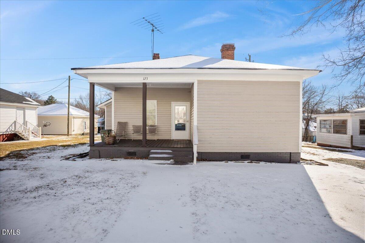 123 Kerr Drive Roxboro, NC 27573 - Photo 30 of 33 a view of a house with a outdoor space