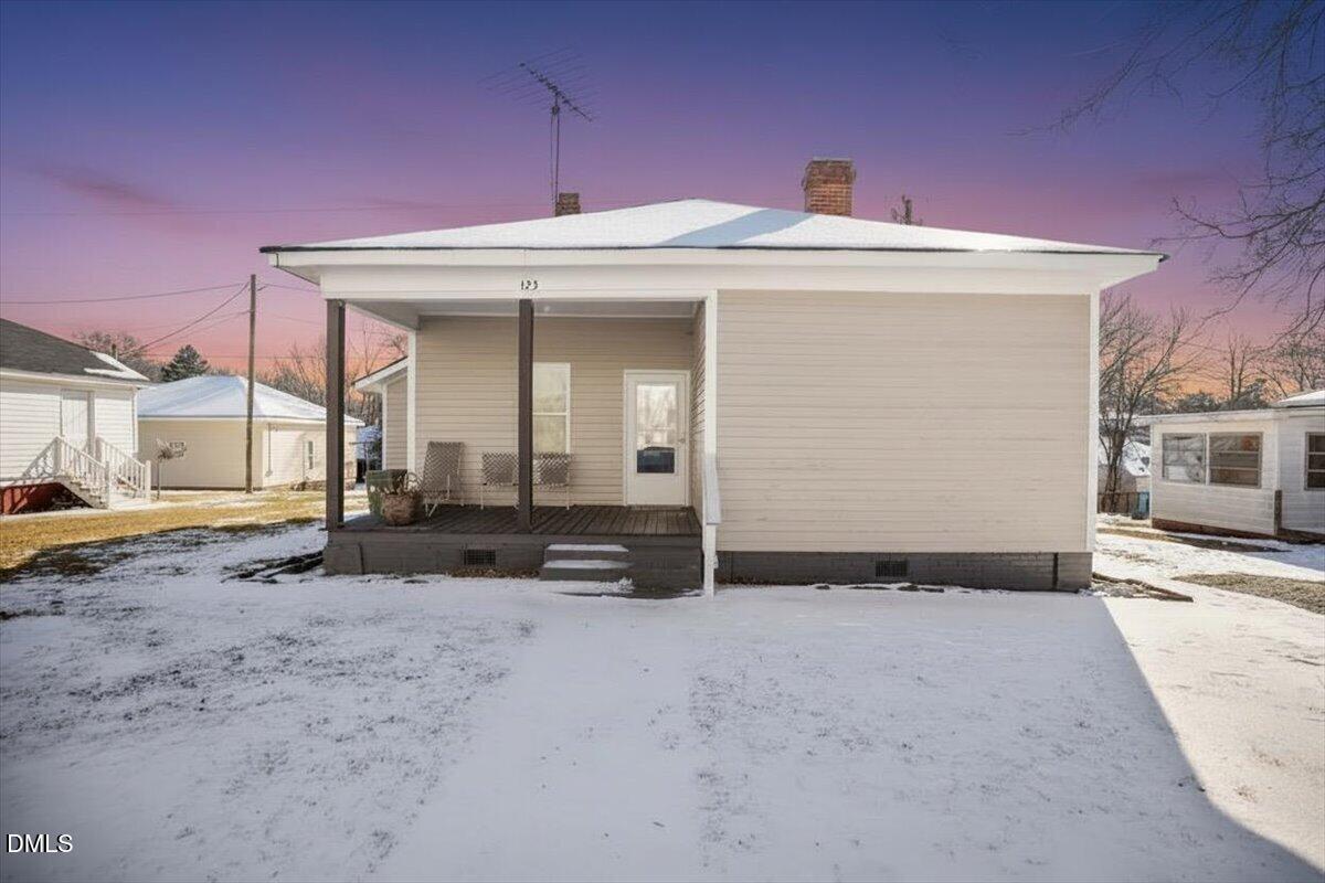 123 Kerr Drive Roxboro, NC 27573 - Photo 31 of 33 a view of a house with a outdoor space