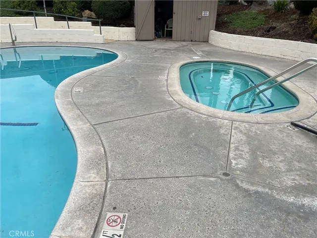 a view of a swimming pool