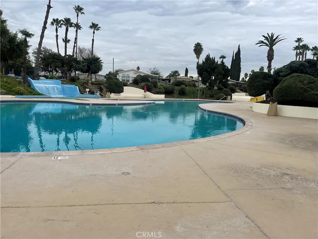a view of a lake with houses