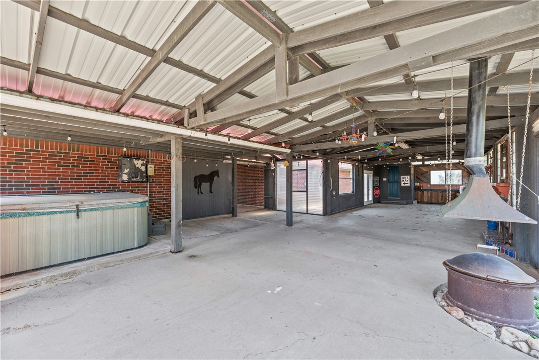 718 County Road 2340 East Riviera, TX 78379 - Photo 12 of 25 a view of a room with wooden walls