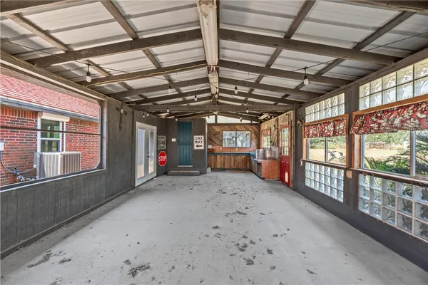 a view of storage and utility room