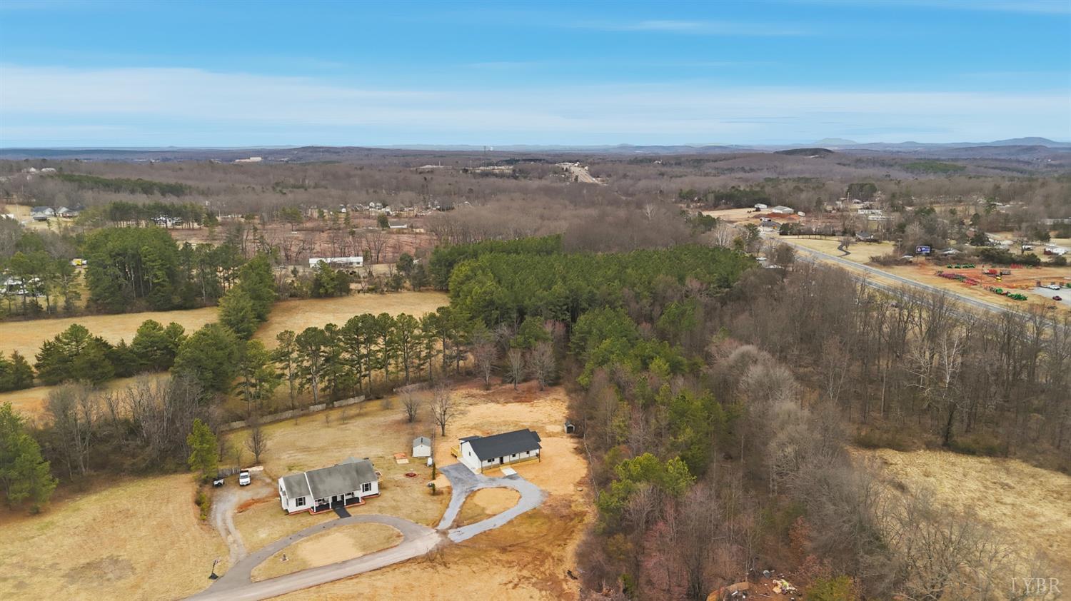112 Savage Drive Rustburg, VA 24588 - Photo 46 of 51 an aerial view of a house with a yard