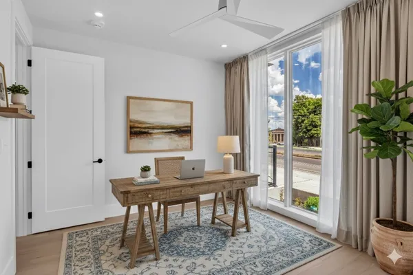 a bathroom with a shower and a bathtub