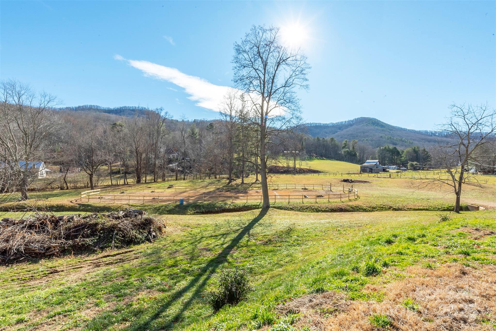 366 Dix Creek Road 2 Road, Unit 2 Leicester, NC 28748 - Photo 24 of 48 a view of a lake with a mountain