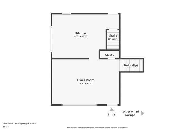 $299,700 | 191 Kathleen Lane, Chicago Heights, IL 60411